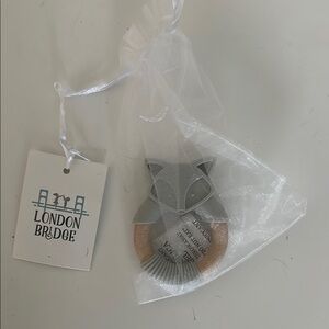 London Bridge Baby Hairbrush Set - Gray